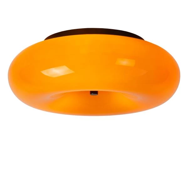 Lucide SENTINO - Flush ceiling light - Ø 30 cm - 3xG9 - Orange - detail 1